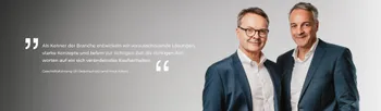 Geschäftsführung Ulf Rebenschütz und Knut Albert